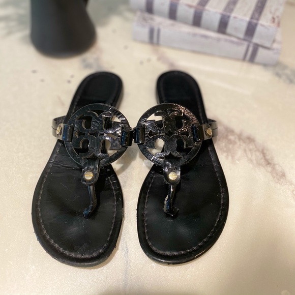 poshmark tory burch miller sandals